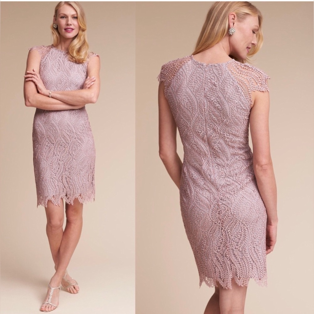 BHLDN Mignon Doo Pierre Rose Gold Dress